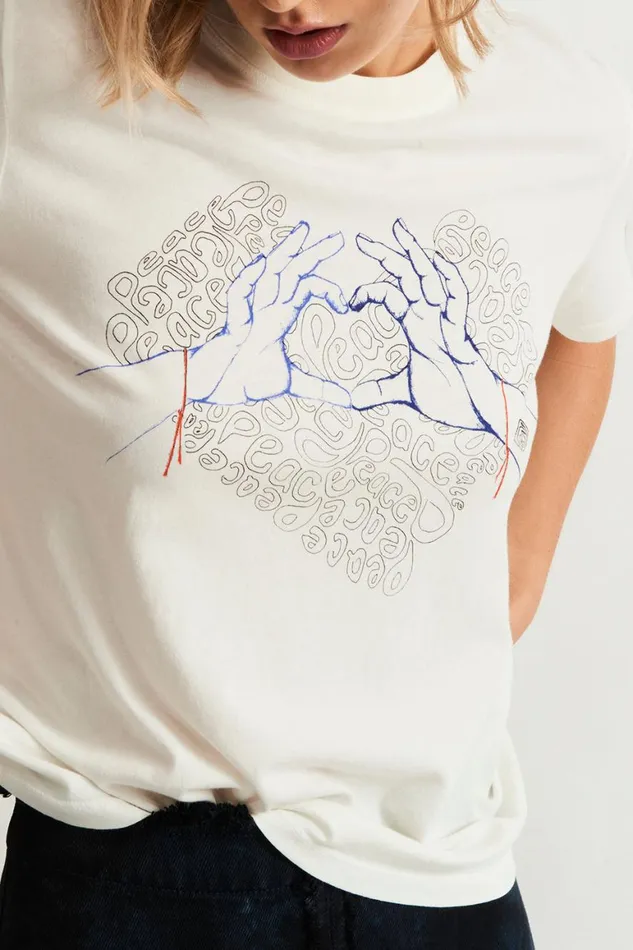 Women Dirty White Betty Tee Raquel Allegra Dresses