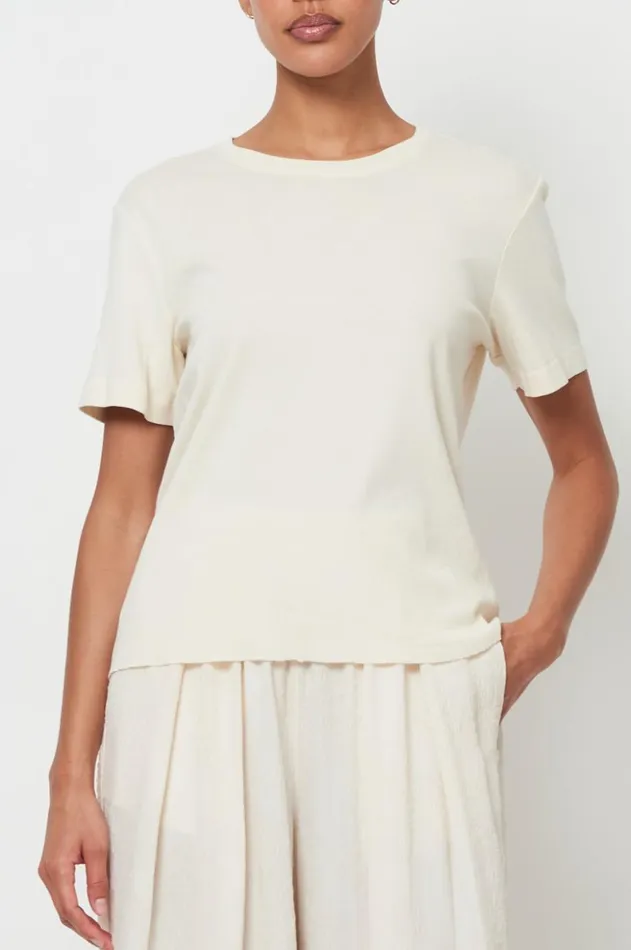 Women Dirty White Boy Tee Raquel Allegra TShirts