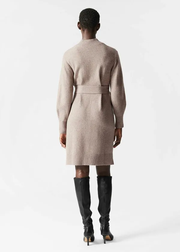 Women Dresses and Other Stories Belted Jumper Dress Caramel