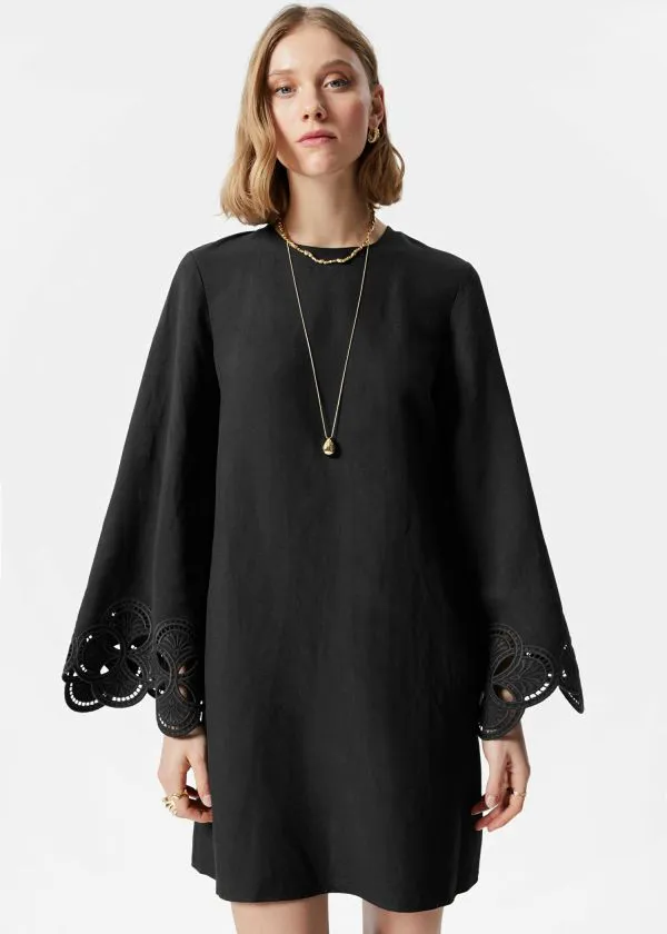 Women Dresses and Other Stories WideSleeve Mini Dress Black