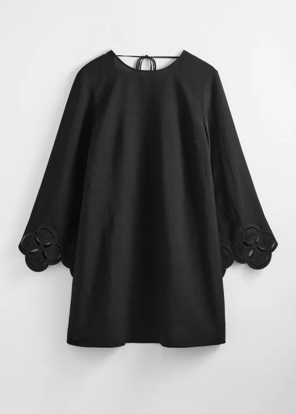 Women Dresses and Other Stories WideSleeve Mini Dress Black