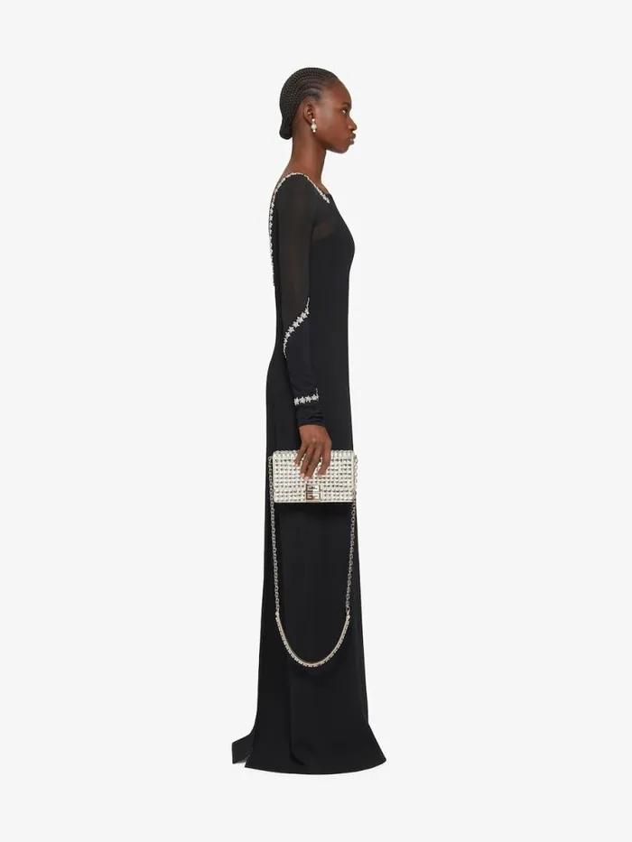 Women Dresses Givenchy Evening Dress With Crystal Details Black