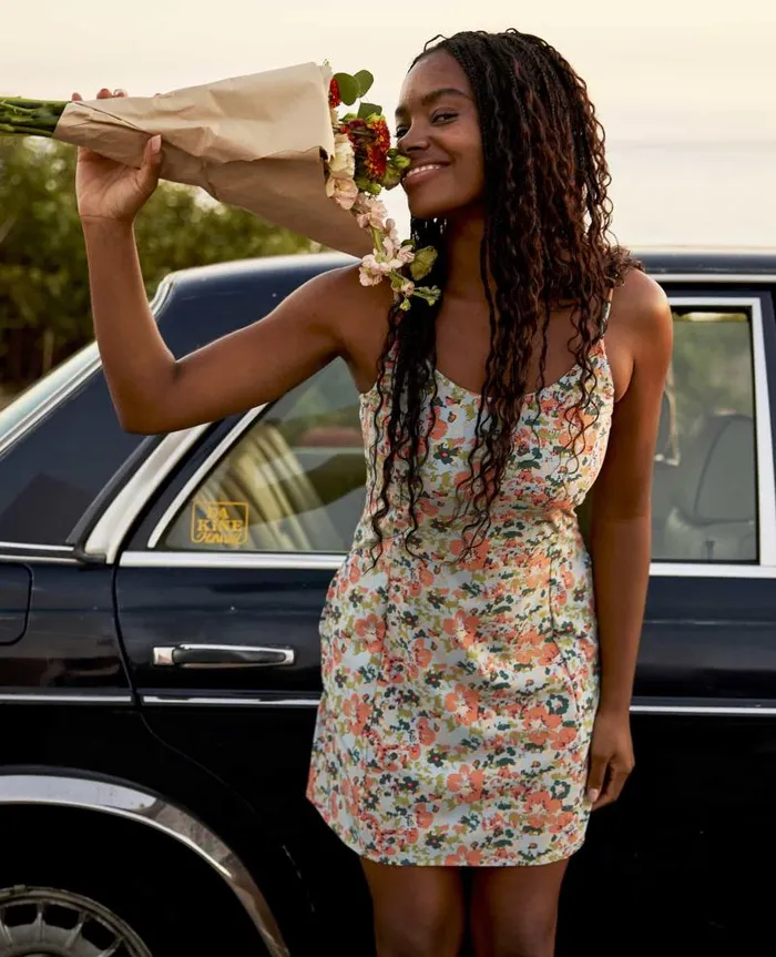 Women Dresses Toad and Co Sunkissed Skort Dress Papaya Geranium Print