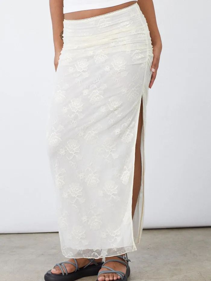 Women Dulce Skirt Ivory Lisa Says Gah Skirts