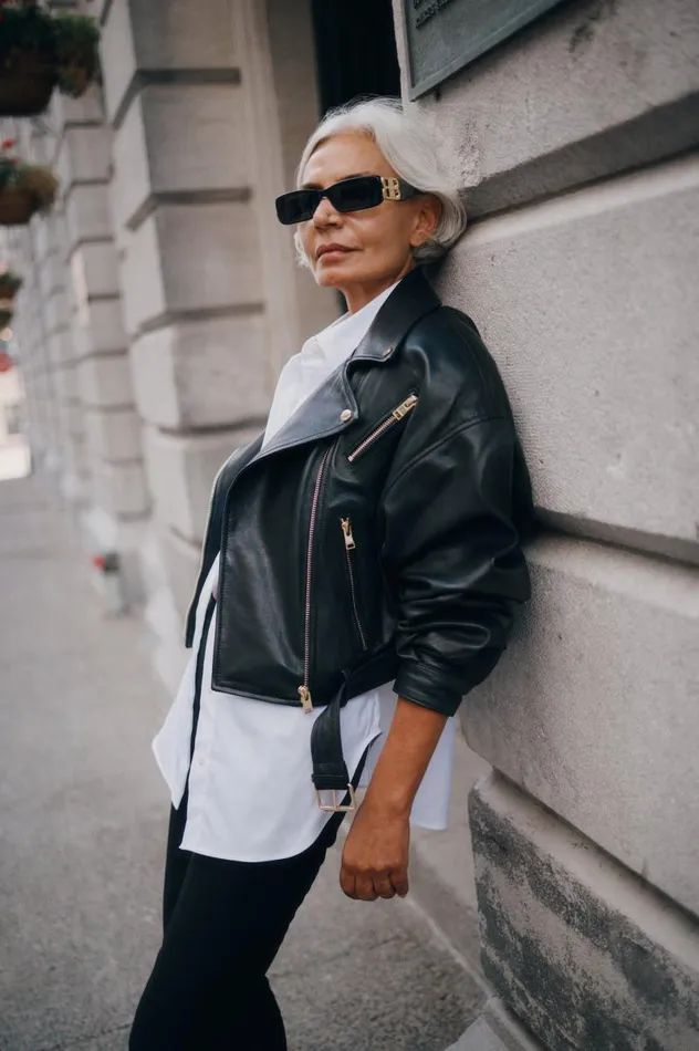 Women DYLAN 80039s Leather Biker Jacket Black LAMARQUE Leather Jackets Women DYLAN 80039s Leather Biker Jacket Black LAMARQUE Leather Jackets