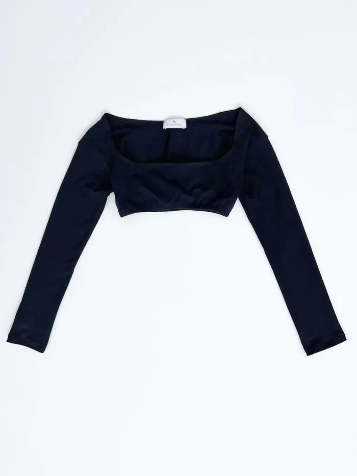 Women El Tigre Chiquito Crop Top Black Lisa Says Gah Tops