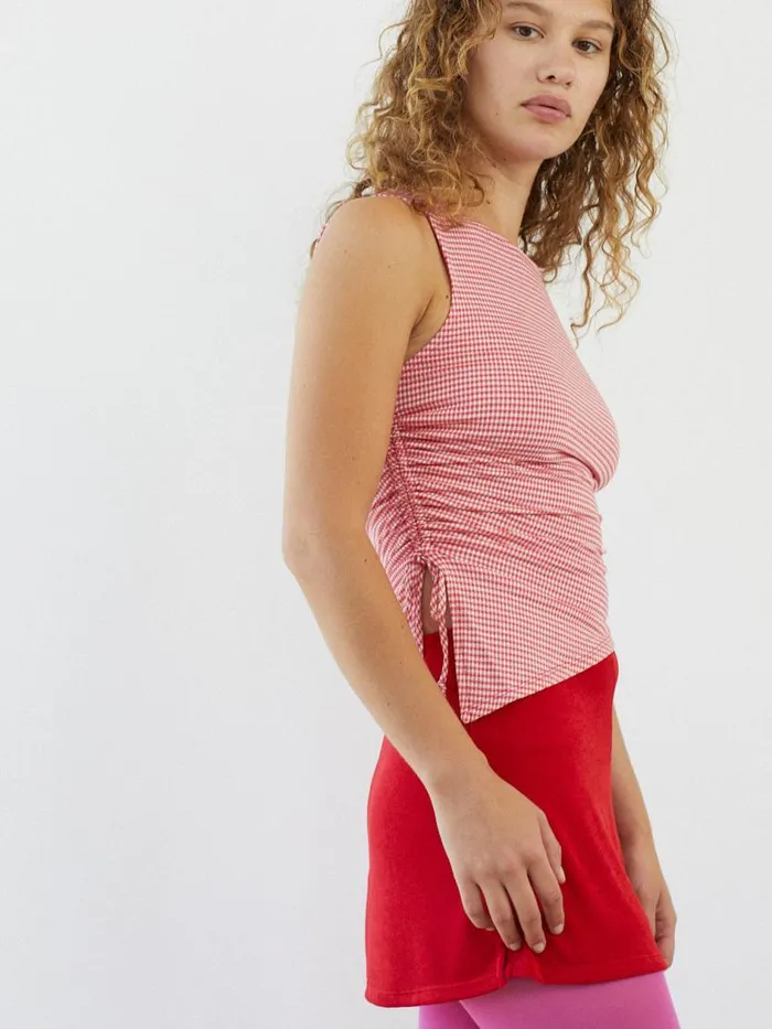 Women Erin Tank Pomodoro Gingham Lisa Says Gah Knit Tops