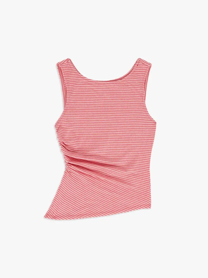Women Erin Tank Pomodoro Gingham Lisa Says Gah Knit Tops