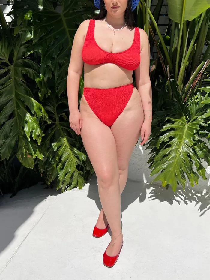 Women Eva Standard Waist Two Piece Pimento Lisa Says Gah Swim