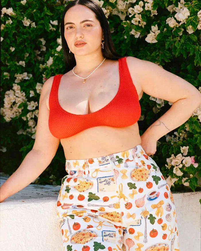 Women Eva Standard Waist Two Piece Pimento Lisa Says Gah Swim