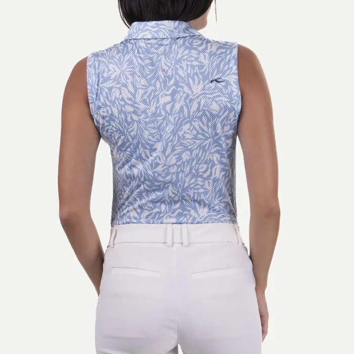 Women Eve Polo SL Calm Bluewhite KJUS Polos
