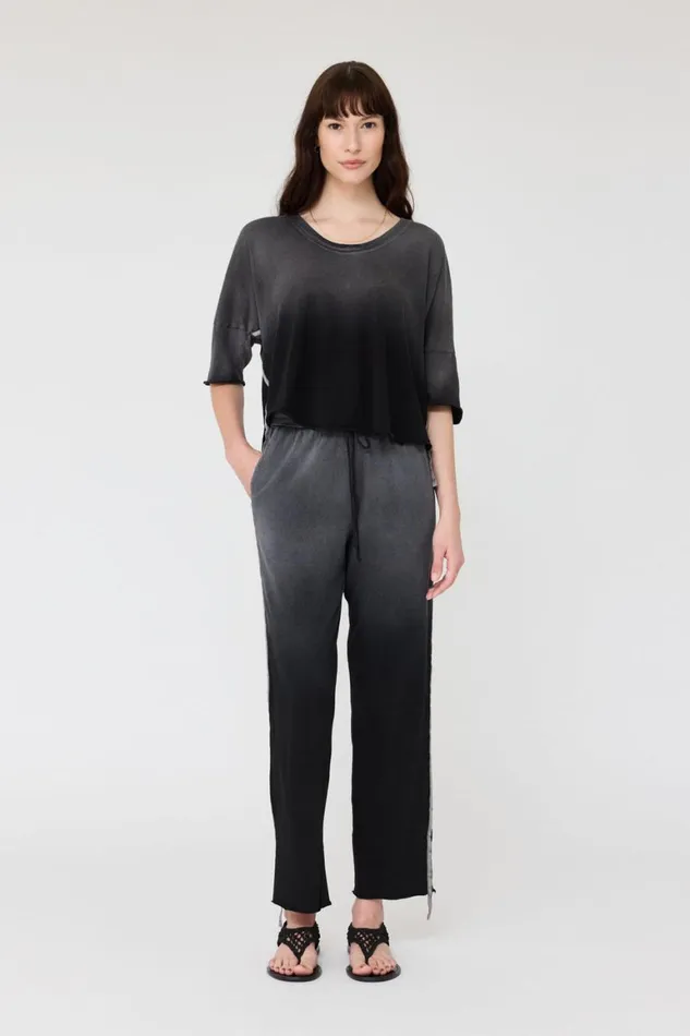Women Faded Black Adams Pant Raquel Allegra Bottoms