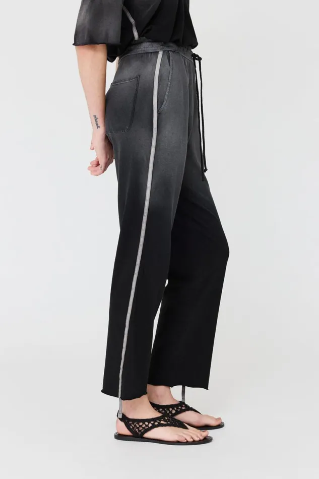 Women Faded Black Adams Pant Raquel Allegra Bottoms