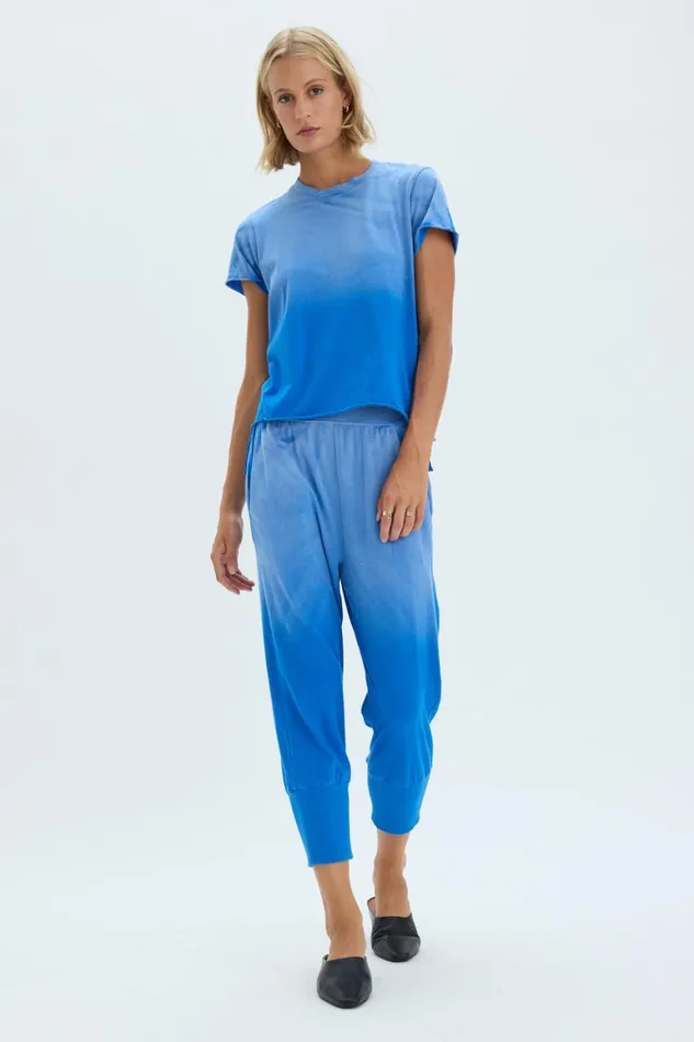 Women Faded Lapis Jezebel Pant Raquel Allegra Sweaters and Knits