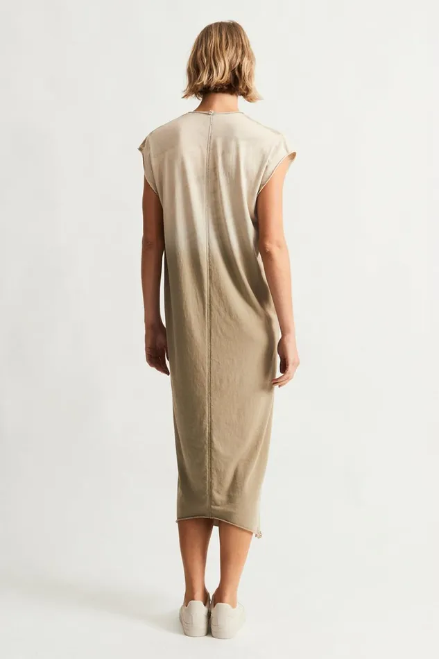 Women Faded Sand Cocoon Dress Raquel Allegra Jackets