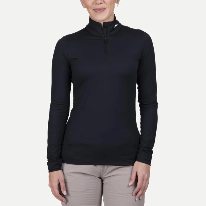 Women Feel Midlayer HalfZip Deep Space KJUS Midlayers and Sweaters