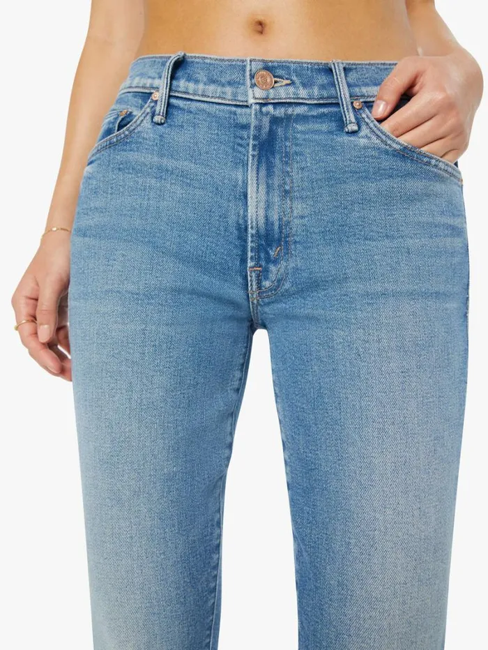 Women Flare Mother Denim Petites The Lil039 Outsider Sneak Wash Flag Me Down
