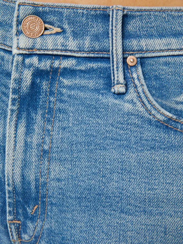 Women Flare Mother Denim Petites The Lil039 Outsider Sneak Wash Flag Me Down