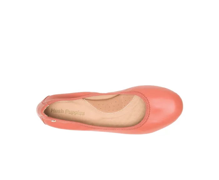 Women Flats and SlipOns Hush Puppies Chaste Ballet Ginger Spice Leather Women Flats and SlipOns Hush Puppies Chaste Ballet Ginger Spice Leather