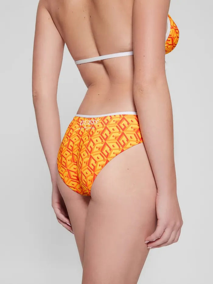 Women GCube Sporty Chic Bikini Bottom G Cube Tart Yellow Swimwear GUESS Women GCube Sporty Chic Bikini Bottom G Cube Tart Yellow Swimwear GUESS