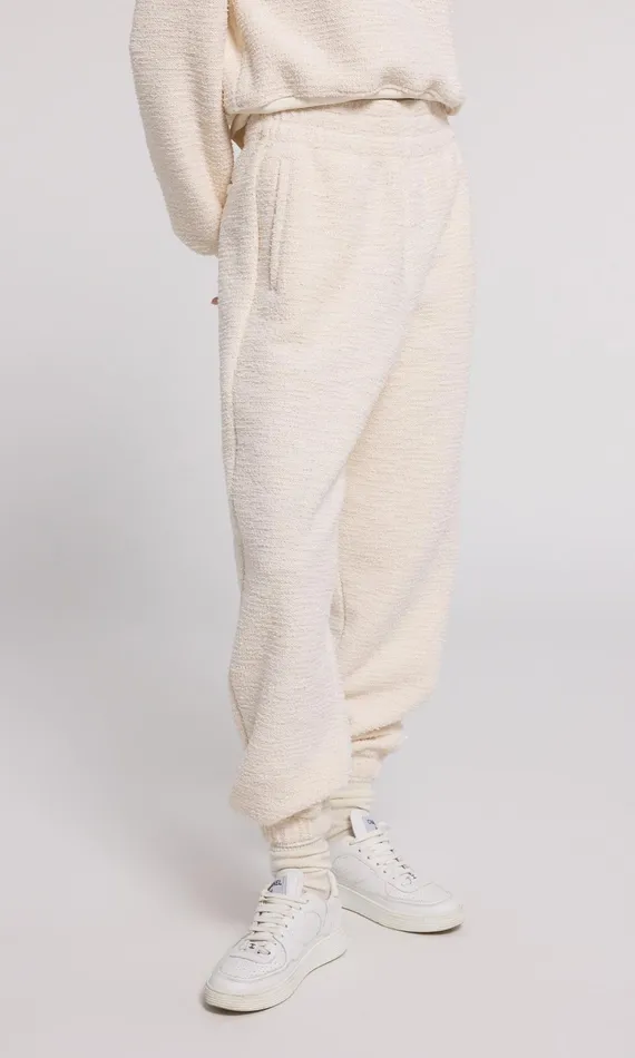 Women Generation Love Clothing Pants Rena Tweed Jogger Cream