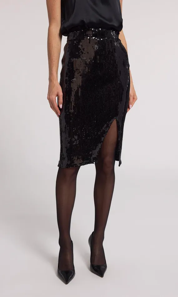 Women Generation Love Clothing Skirts Shenae Sequin Skirt Black