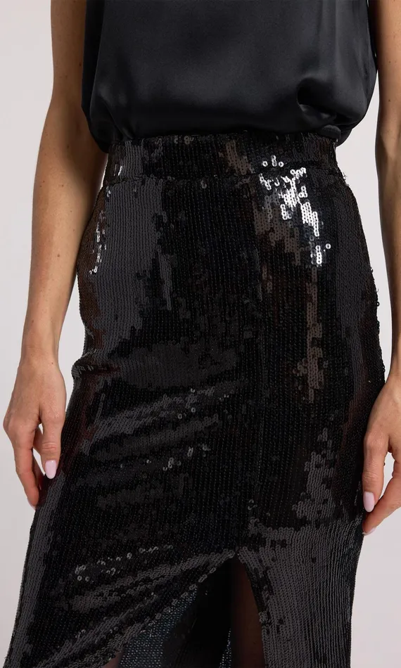 Women Generation Love Clothing Skirts Shenae Sequin Skirt Black