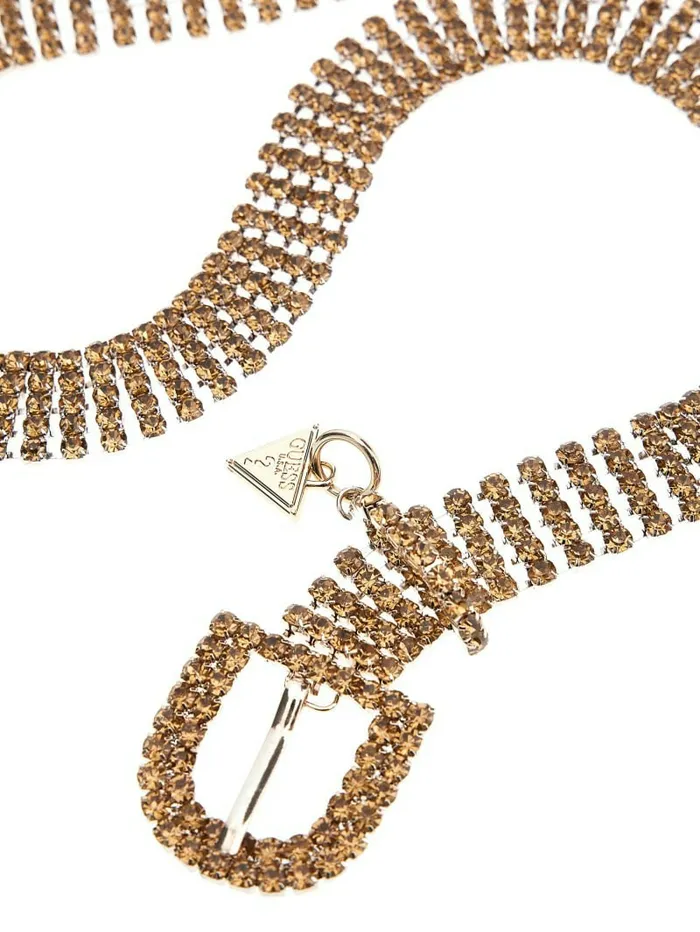Women Gold Strass Belt Gold Belts GUESS Women Gold Strass Belt Gold Belts GUESS