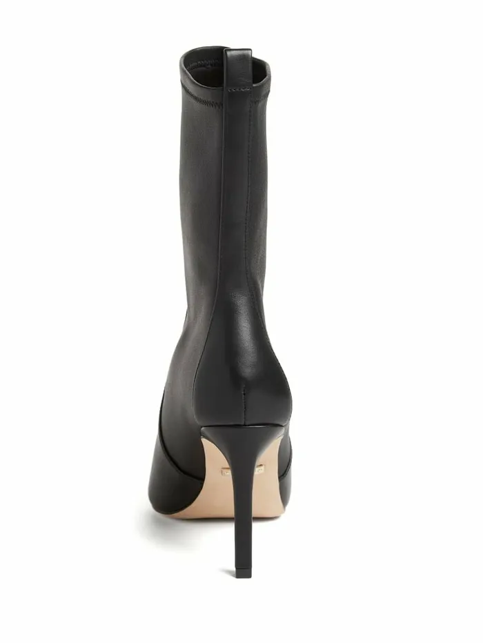 Women GUESS Mavrik Leather Ankle Bootie Black Snakeskin Boots and Booties Women GUESS Mavrik Leather Ankle Bootie Black Snakeskin Boots and Booties
