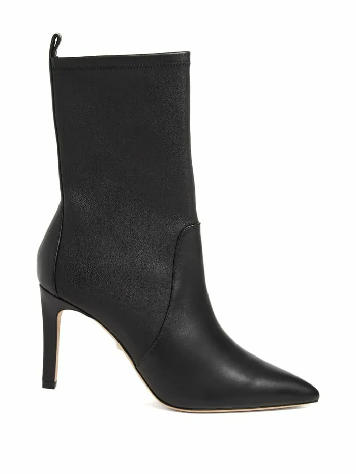 Women GUESS Mavrik Leather Ankle Bootie Black Snakeskin Boots and Booties Women GUESS Mavrik Leather Ankle Bootie Black Snakeskin Boots and Booties