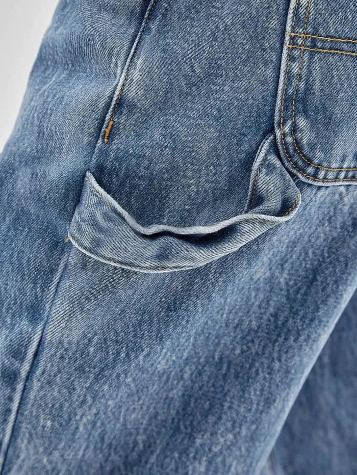 Women GUESS Originals Kit Acid Washed Carpenter Jeans Go Medium Indigo Acid Was Bottoms GUESS Women GUESS Originals Kit Acid Washed Carpenter Jeans Go Medium Indigo Acid Was Bottoms GUESS