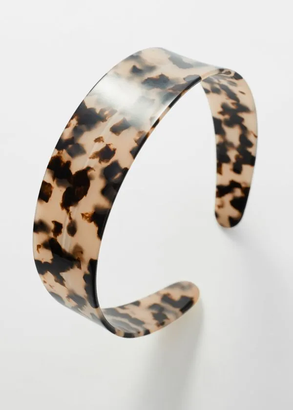 Women Hair Accessories and Other Stories Wide Classic Headband Tortoise