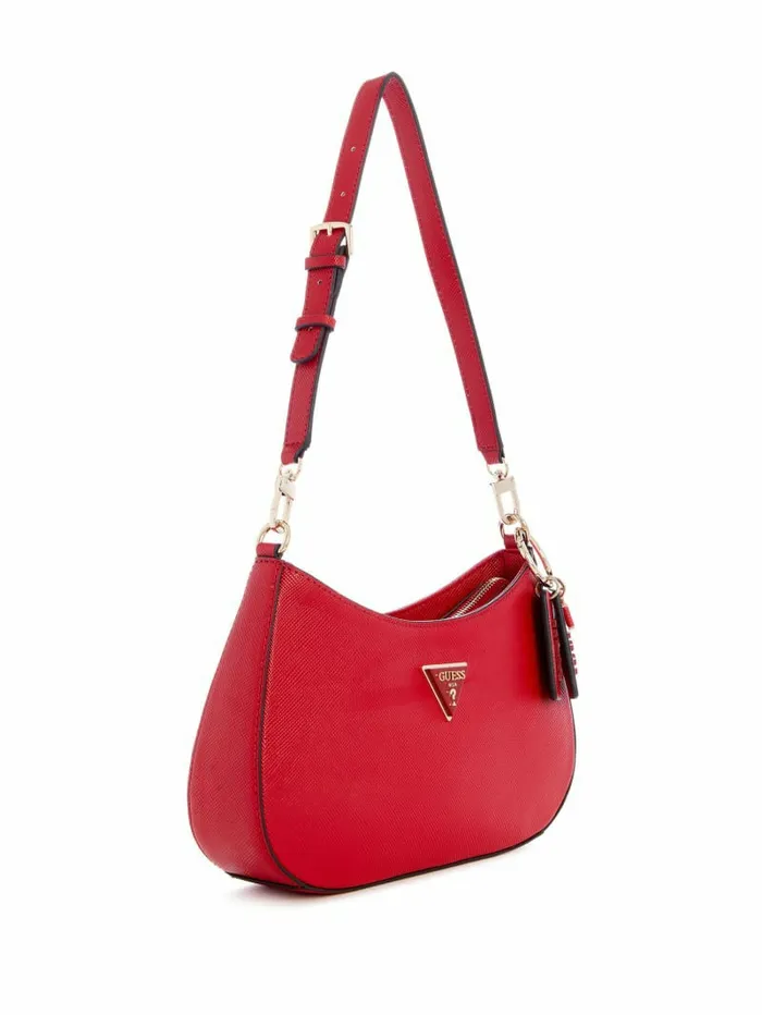 Women Handbags GUESS Noelle Shoulder Bag Red
