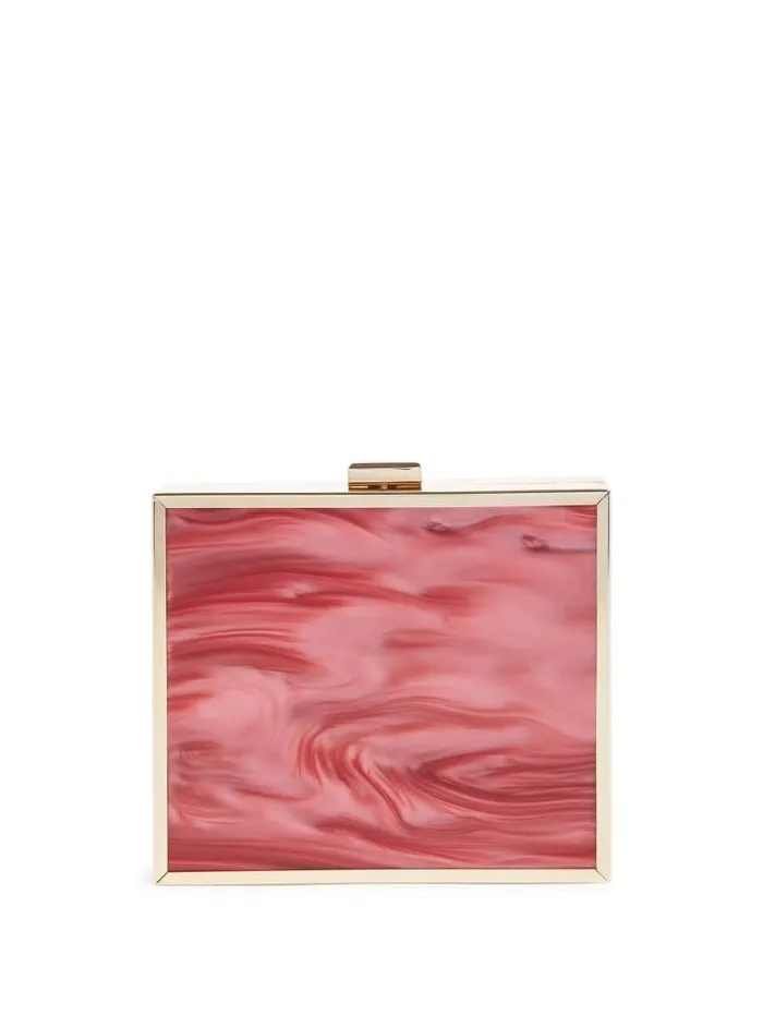 Women Handbags GUESS Sutton Box Clutch Red Women Handbags GUESS Sutton Box Clutch Red