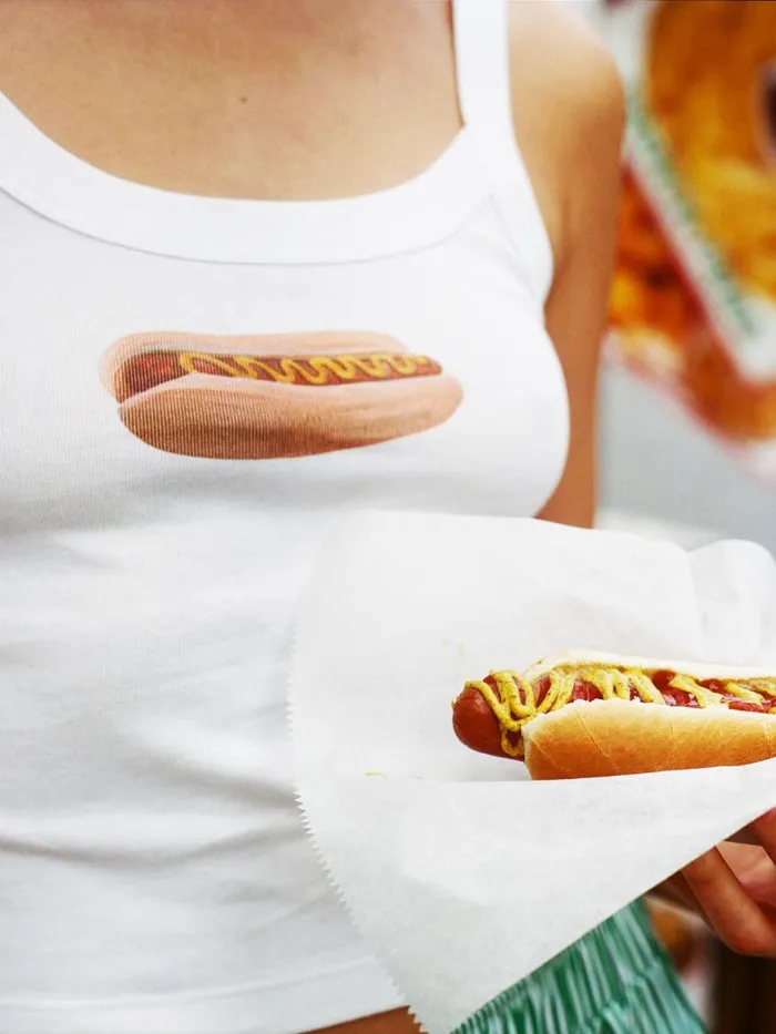 Women Harley Tank Hotdog Lisa Says Gah Knit Tops