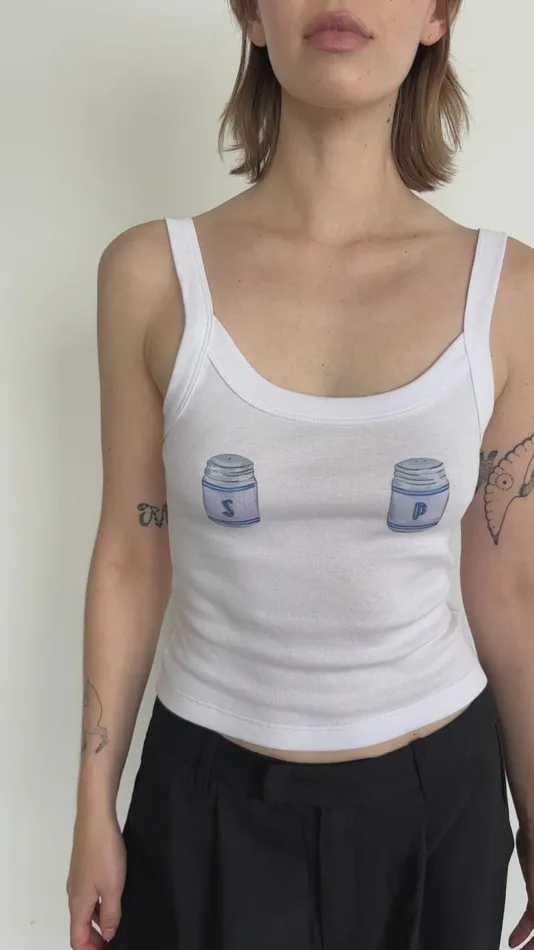 Women Harley Tank Salt and Pepper Lisa Says Gah Graphic Tees