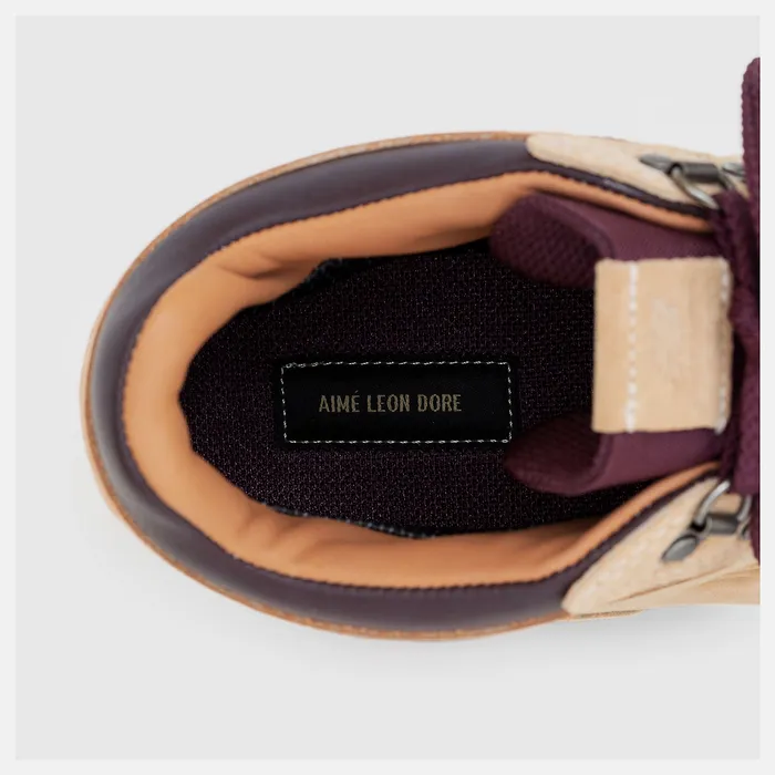 Women Hiking and Trail New Balance ALD x New Balance Rainier Sheepskin with Mauve Wine Women Hiking and Trail New Balance ALD x New Balance Rainier Sheepskin with Mauve Wine
