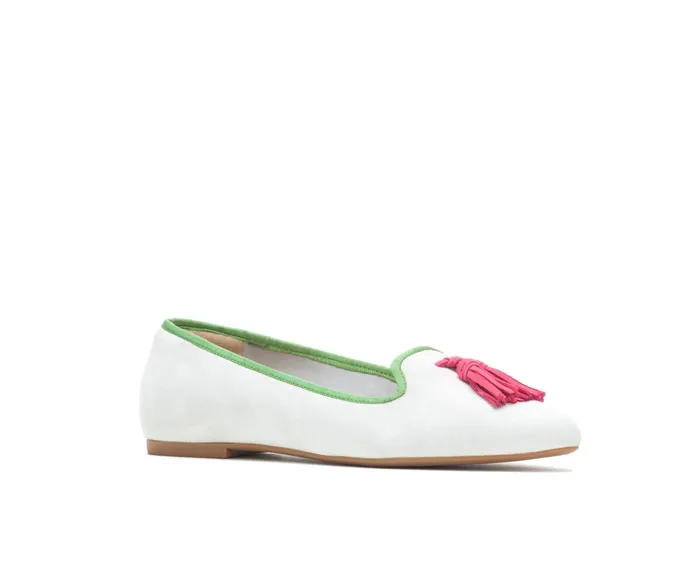 Women Hush Puppies Sadie Tassel SlipOn Vapor Grey Suede Flats and SlipOns Women Hush Puppies Sadie Tassel SlipOn Vapor Grey Suede Flats and SlipOns