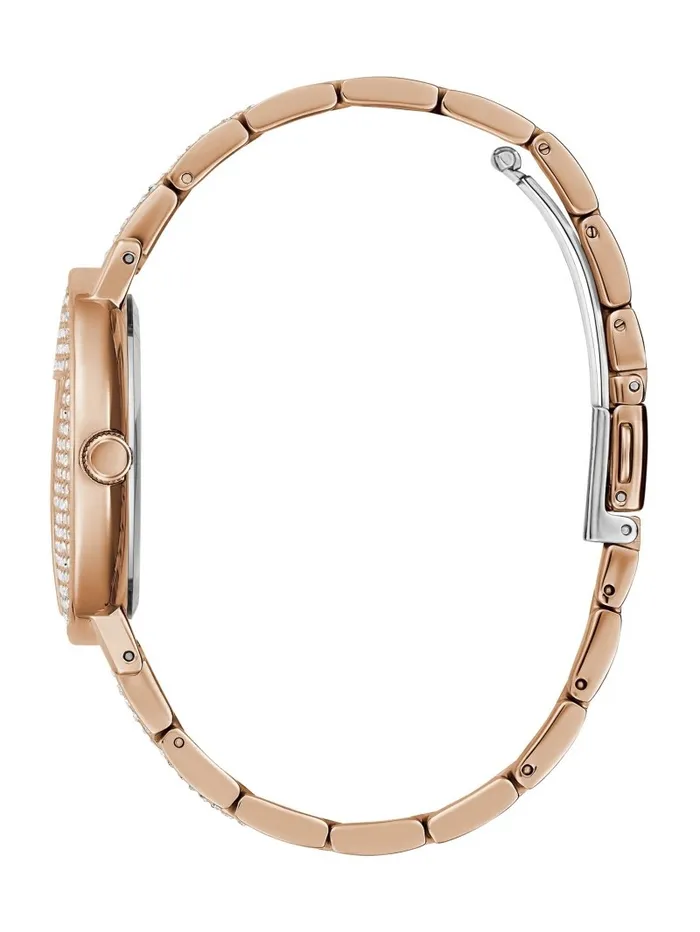 Women Iconic Rose GoldTone Analog Watch Rogd Watches GUESS Women Iconic Rose GoldTone Analog Watch Rogd Watches GUESS