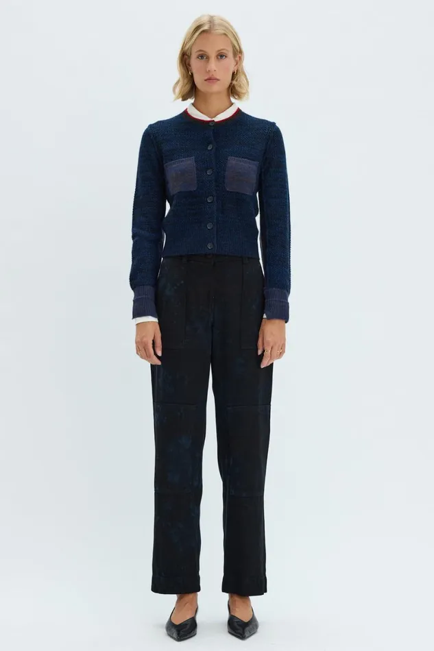 Women Indigo Cashmere Lina Cardigan Raquel Allegra Jackets