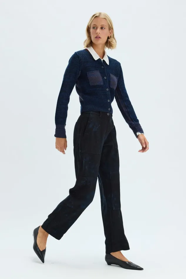 Women Indigo Cashmere Lina Cardigan Raquel Allegra Jackets