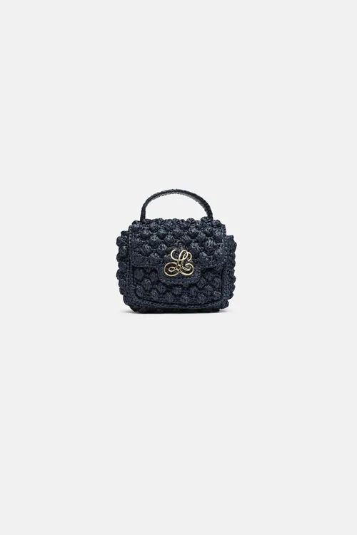 Women Istria Istria BlueGold Handbags Luisa Spagnoli
