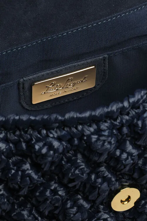 Women Istria Istria BlueGold Handbags Luisa Spagnoli