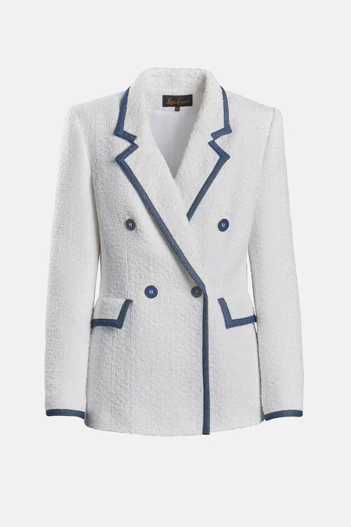 Women Jackets and Blazers Luisa Spagnoli Vetrinista Vetrinista White Women Jackets and Blazers Luisa Spagnoli Vetrinista Vetrinista White
