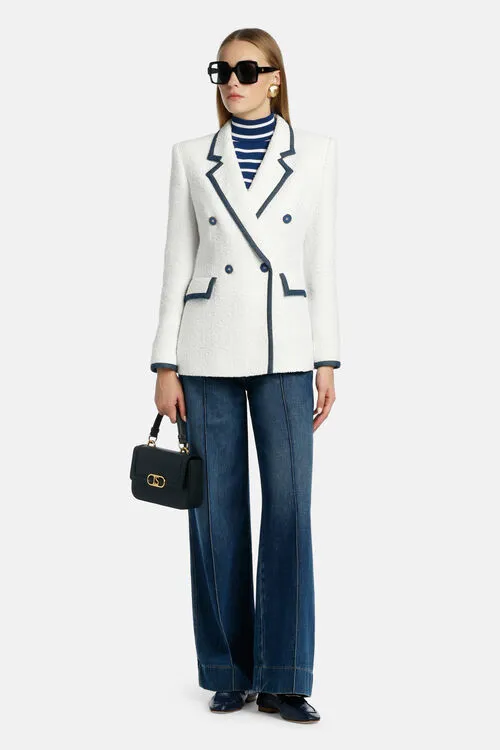 Women Jackets and Blazers Luisa Spagnoli Vetrinista Vetrinista White Women Jackets and Blazers Luisa Spagnoli Vetrinista Vetrinista White