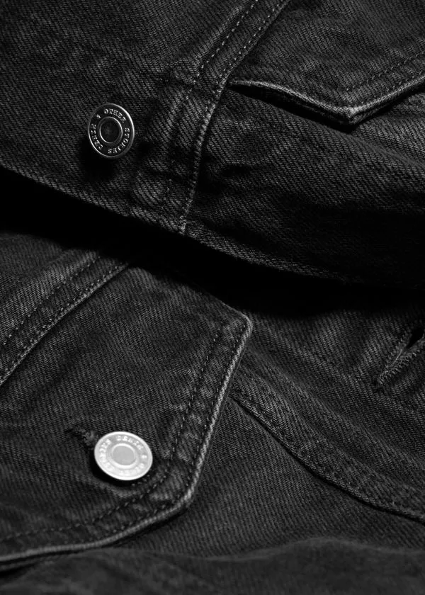 Women Jackets and Coats and Other Stories Boxy Denim Jacket Black