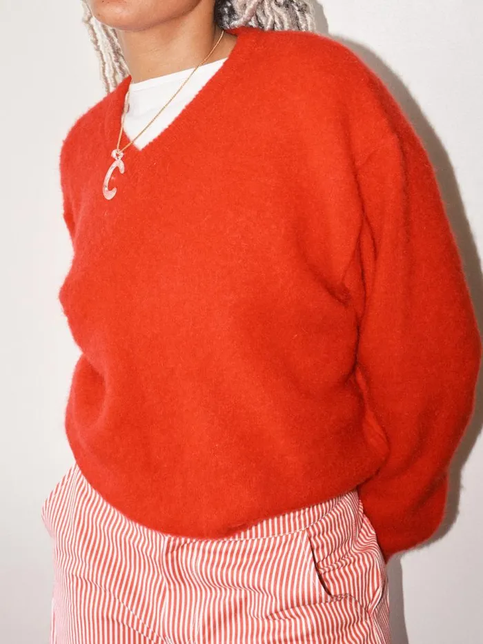 Women James Sweater Red Lisa Says Gah Sweaters