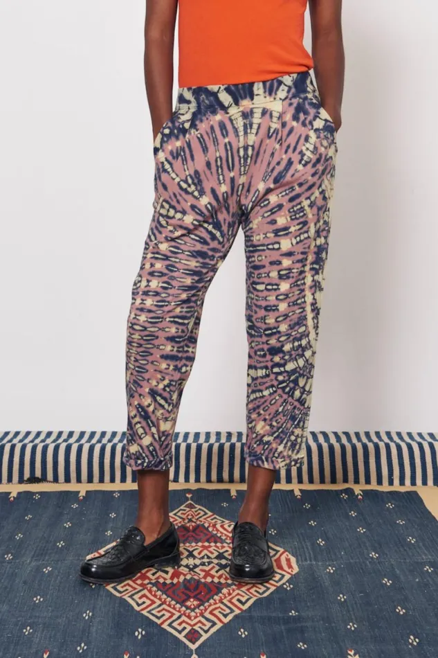 Women Jasper And Navy Easy Cuff Pant Raquel Allegra Bottoms