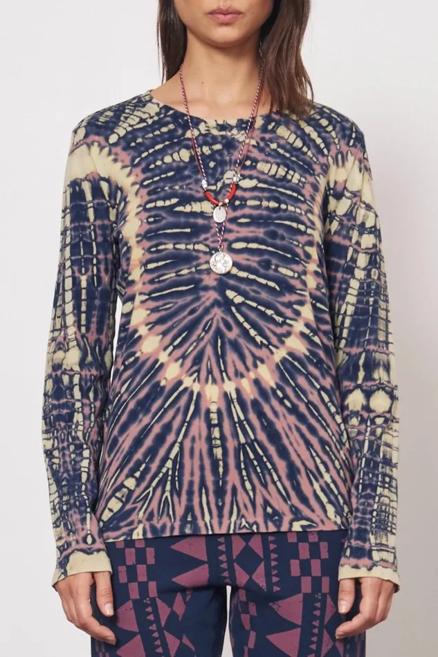 Women Jasper And Navy Tilda Tee Raquel Allegra Tops