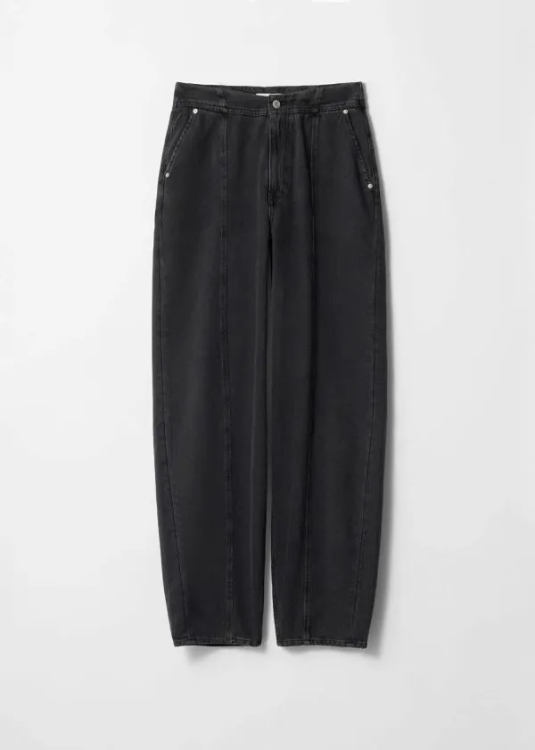 Women Jeans and Other Stories BarrelLeg Jeans Black